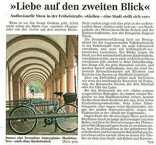 Gießener Allgemeine vom 29.04.2008