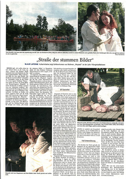 Gießener Anzeiger, 31.07.2013
