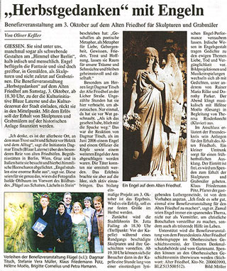 Gießener Allgemeine vom 23.09.2009